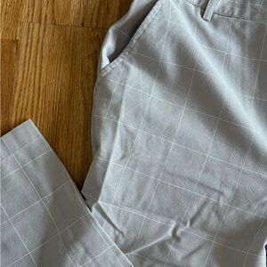 Gray Checkered Men's Pants